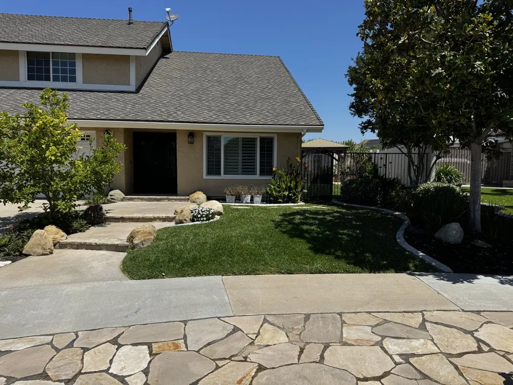 Top-rated landscaping services for homes in Fullerton, CA by OC Pro Lawn and Landscape