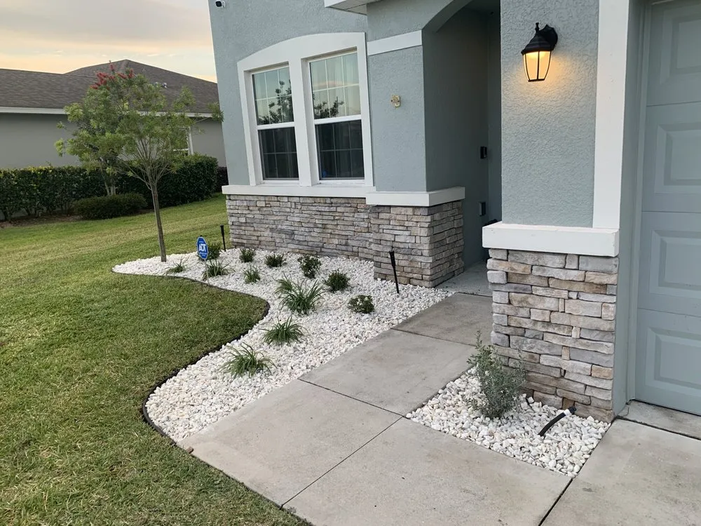 Local landscape installation in Ocala, FL by Ocala Lawn and Maintenance