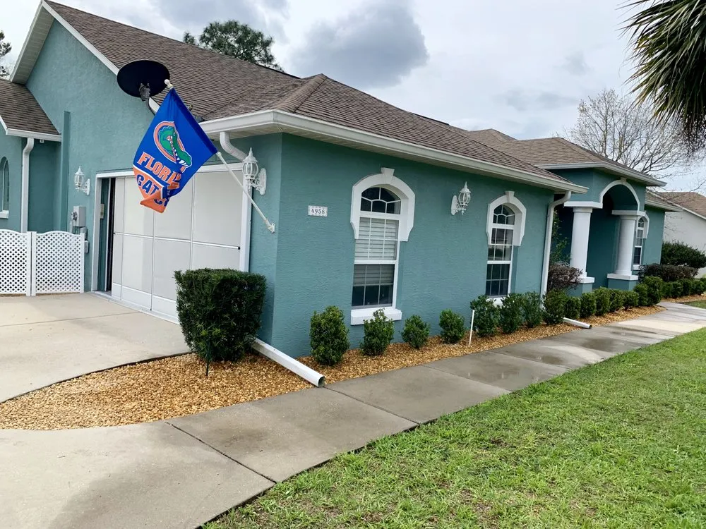 Professional yard cleanup service for homes in Ocala, FL by Ocala Lawn and Maintenance