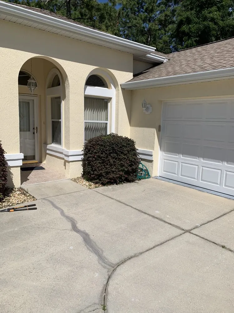 Custom landscape installation with custom design in Ocala, FL by Ocala Lawn and Maintenance