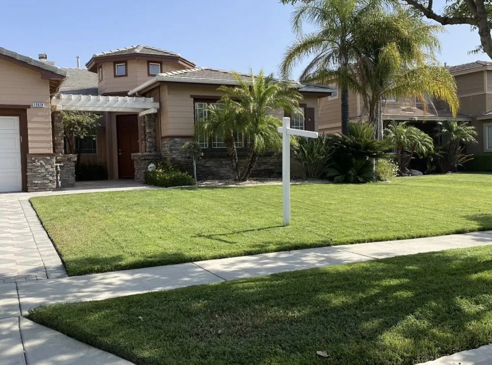 Professional lawn mowing service in Riverside, CA by Ocean Side Landscaping