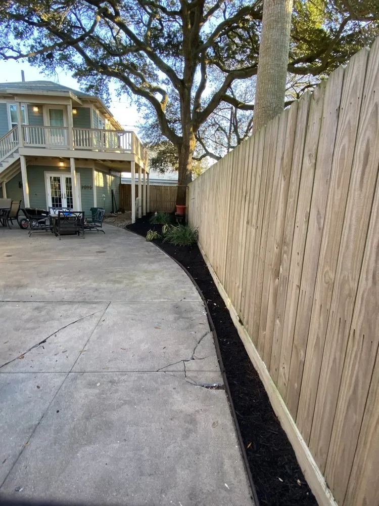 Custom garden landscaping in Galveston, TX - Ocean Turf Pros