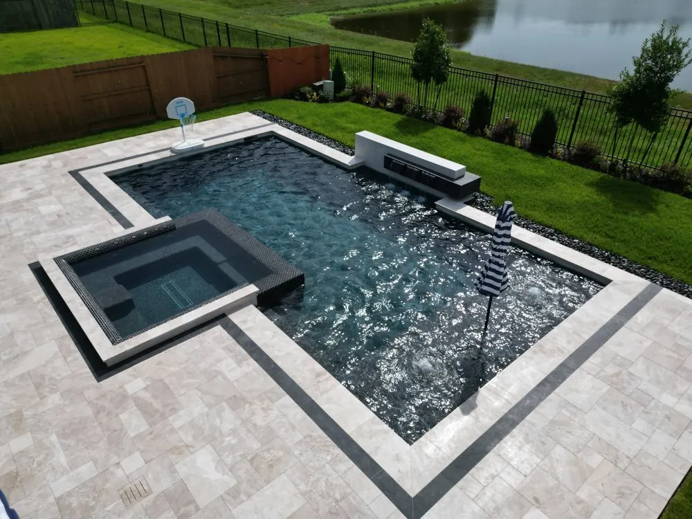 Custom lawn care service for outdoor upgrades in Spring, TX by Oceans Edge Custom Pools