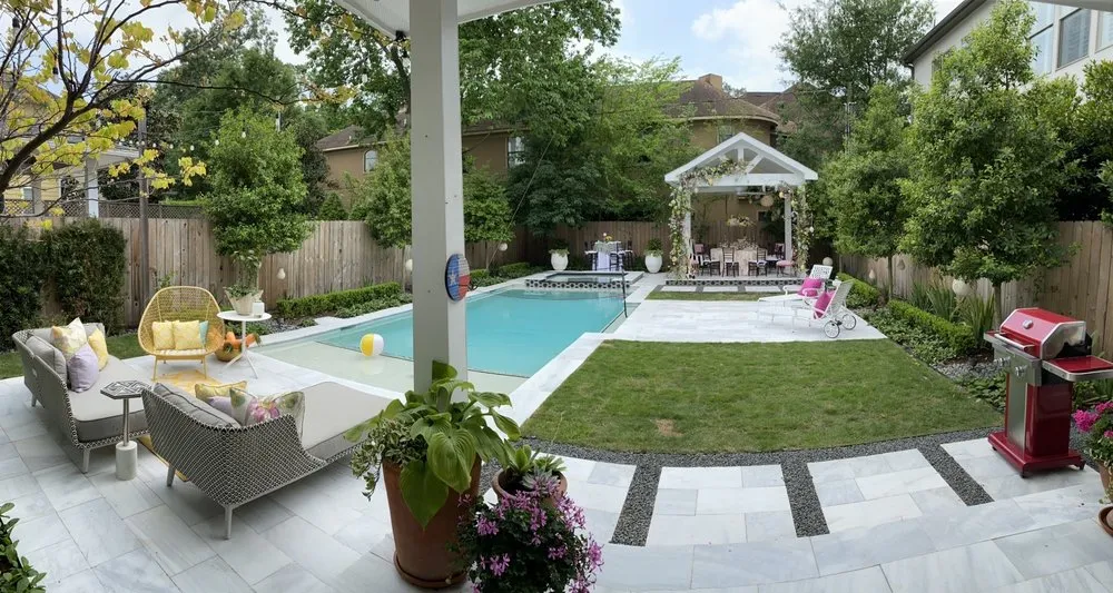 Reliable lawn mowing service for homes in Spring, TX by Oceans Edge Custom Pools