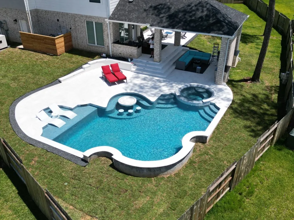 Local lawn care service in Spring, TX by Oceans Edge Custom Pools