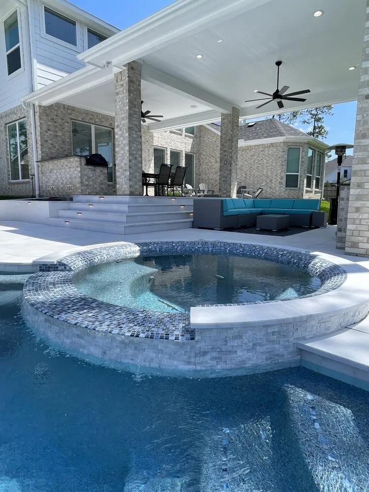 Local lawn care service in Spring, TX by Oceans Edge Custom Pools