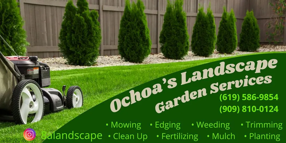 Professional lawn mowing service experts serving El Cajon, CA - Ochoa's Landscape
