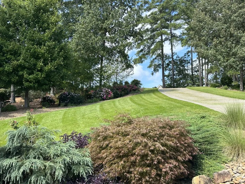 Professional landscaping services with custom design across Walhalla, SC - Oconee Roots Lawn Care