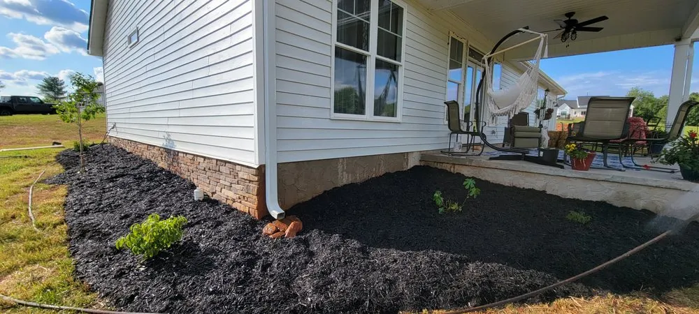 Local landscape installation in Walhalla, SC by Oconee Roots Lawn Care