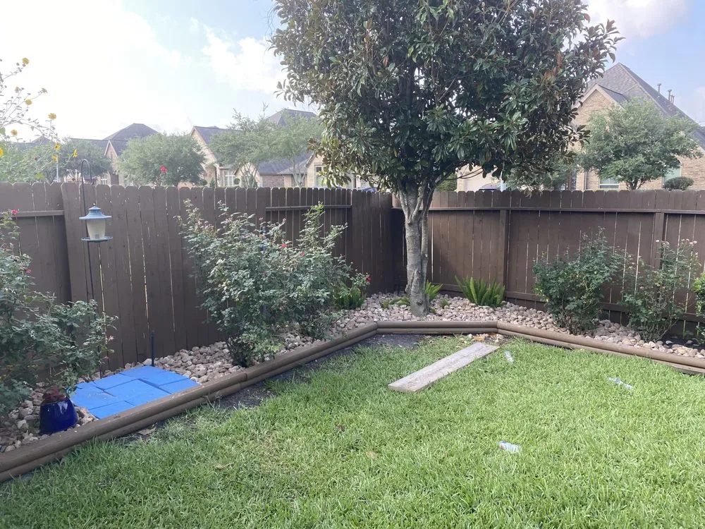 Custom landscape installation in Richmond, TX - OD Home Services