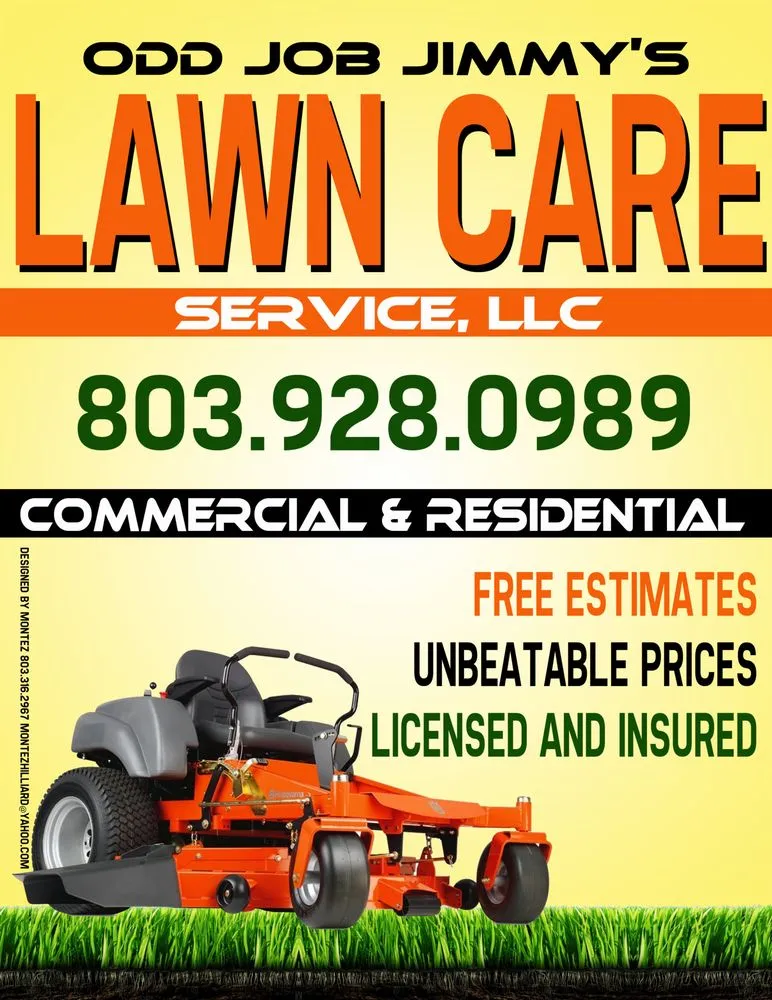 Top-rated yard maintenance in Orangeburg, SC by Odd Job Jimmys