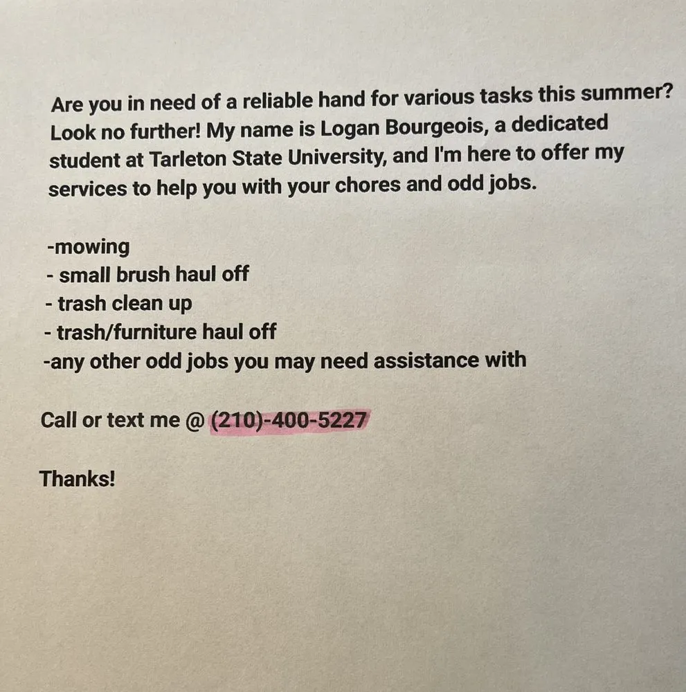 Custom garden landscaping for beautiful yards across Lakehills, TX - Odd Jobs Mowing Clean Up Haul Off