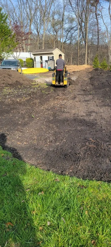 Local landscape installation in Lakewood, NJ by Odi Tree Service and Landscaping