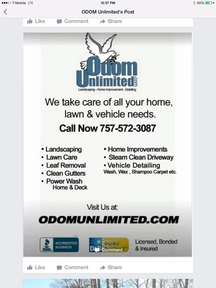 Trusted yard maintenance experts serving Virginia Beach, VA - Odom Unlimited