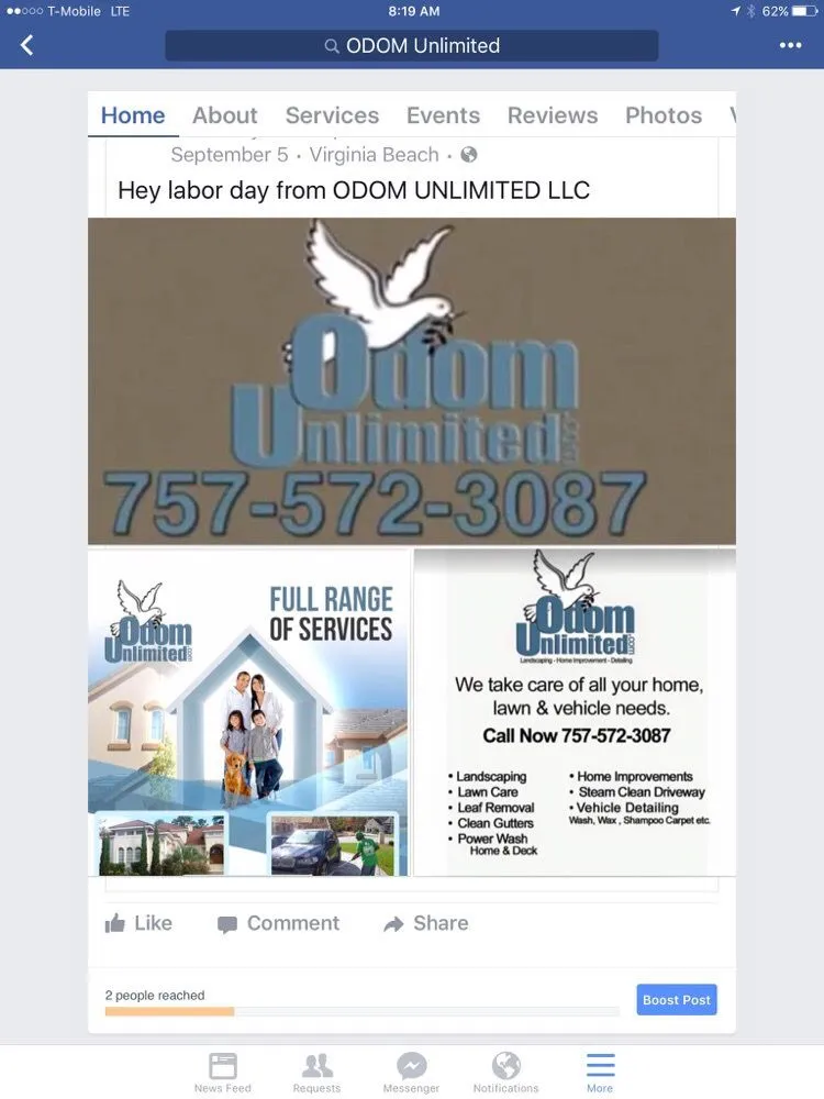 Expert landscaping services in Virginia Beach, VA - Odom Unlimited
