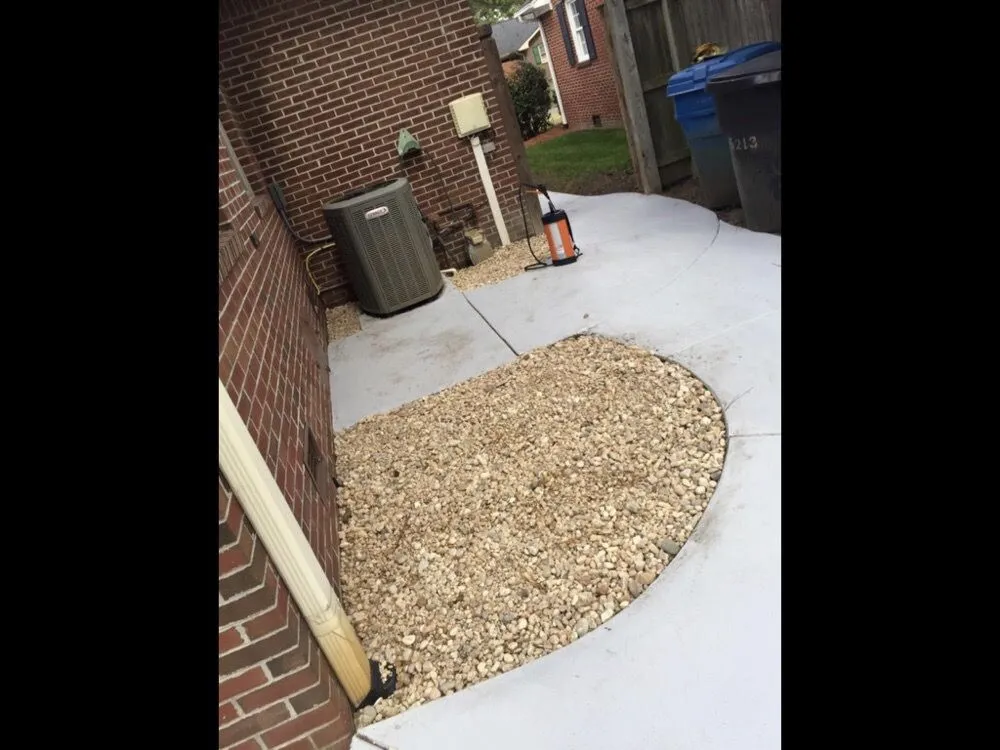 Affordable landscape installation in Virginia Beach, VA by Odom Unlimited