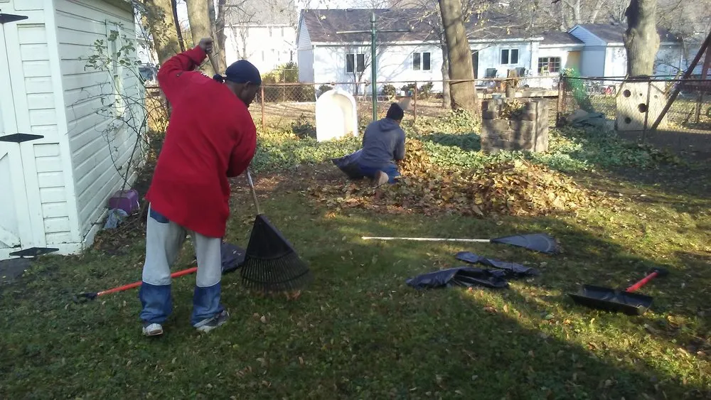 Custom yard cleanup service in Panorama, NY by Odum Lawn Care and Property Management