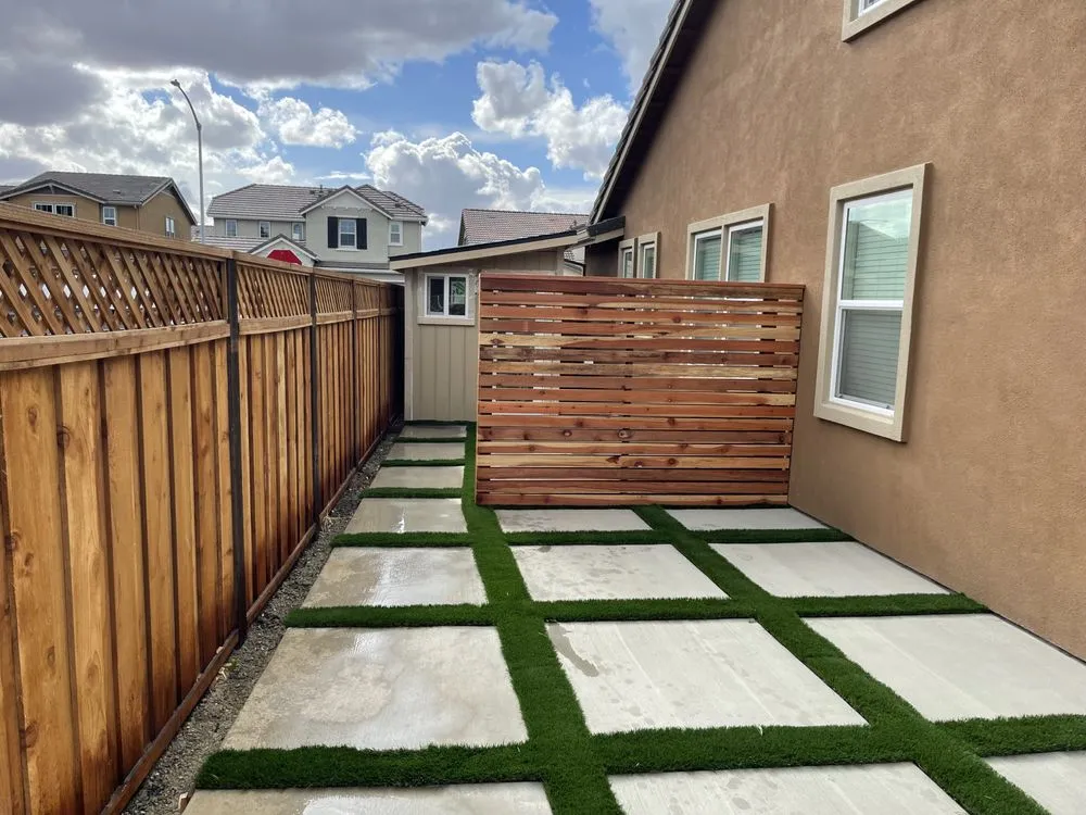 Custom lawn mowing service for year-round maintenance in Stockton, CA by Ody Corp Landscaping