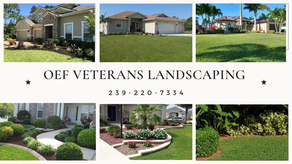 Trusted outdoor landscaping in Cape Coral, FL - OEF Veterans Landscaping