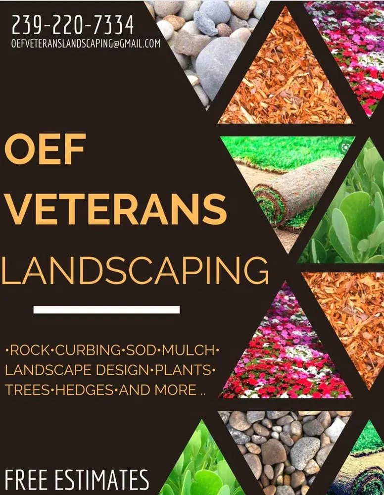 Local lawn mowing service in Cape Coral, FL - OEF Veterans Landscaping