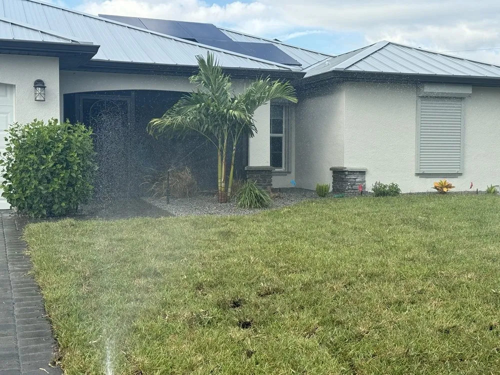 Expert lawn care service with custom design across Cape Coral, FL - OEF Veterans Landscaping