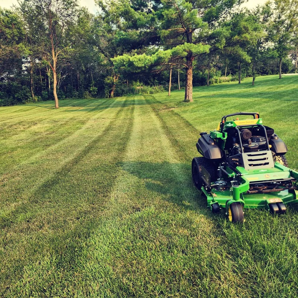 Custom yard maintenance with custom design across Byron, MN - Oelkers Services