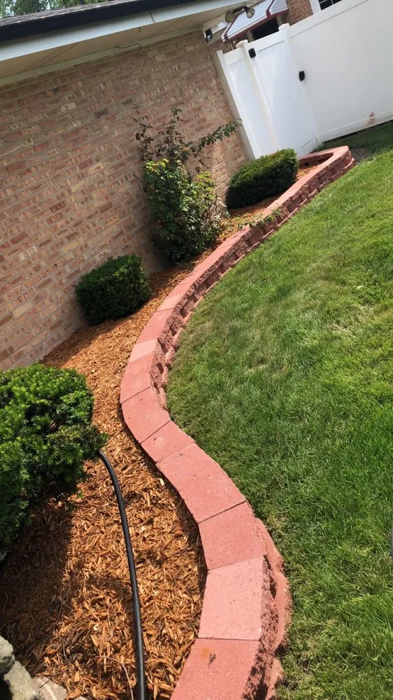 Custom landscape installation near you in Joliet, IL by O&F Landscape