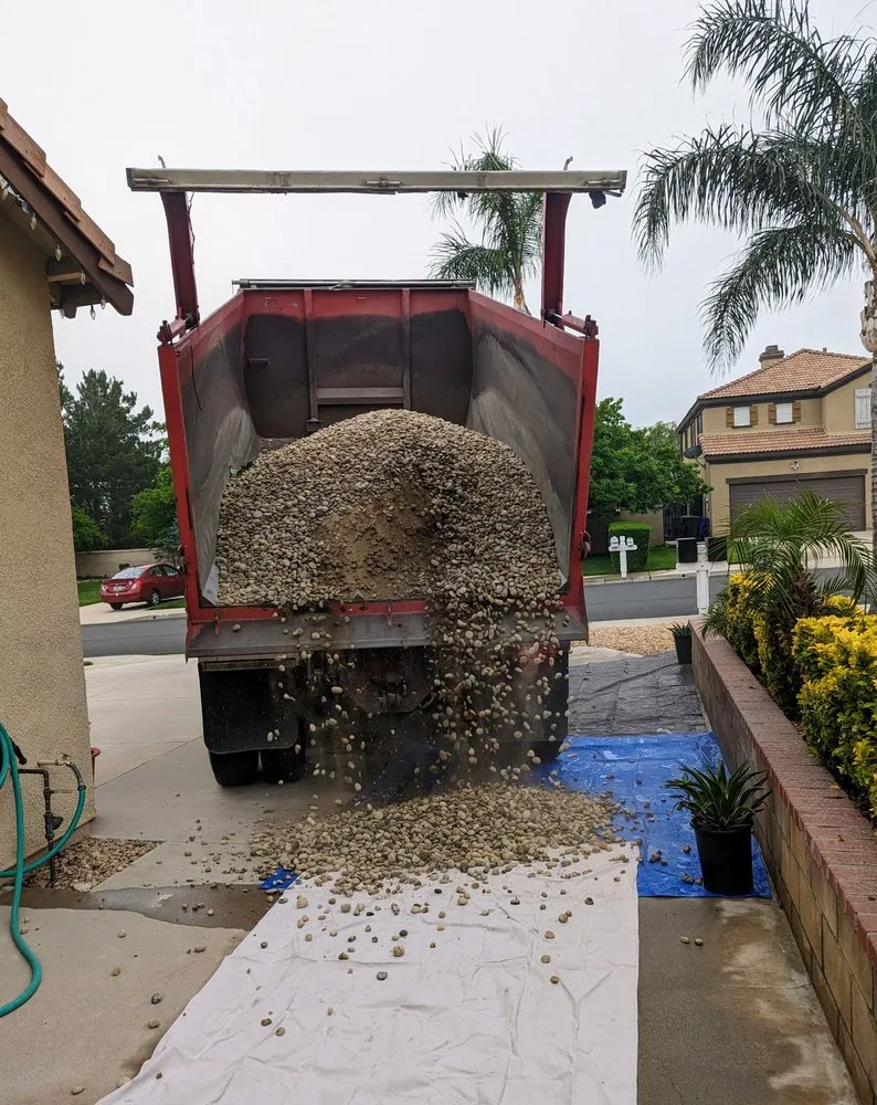 Custom garden landscaping for residential properties in Chino, CA by O.F. Wolfinbarger