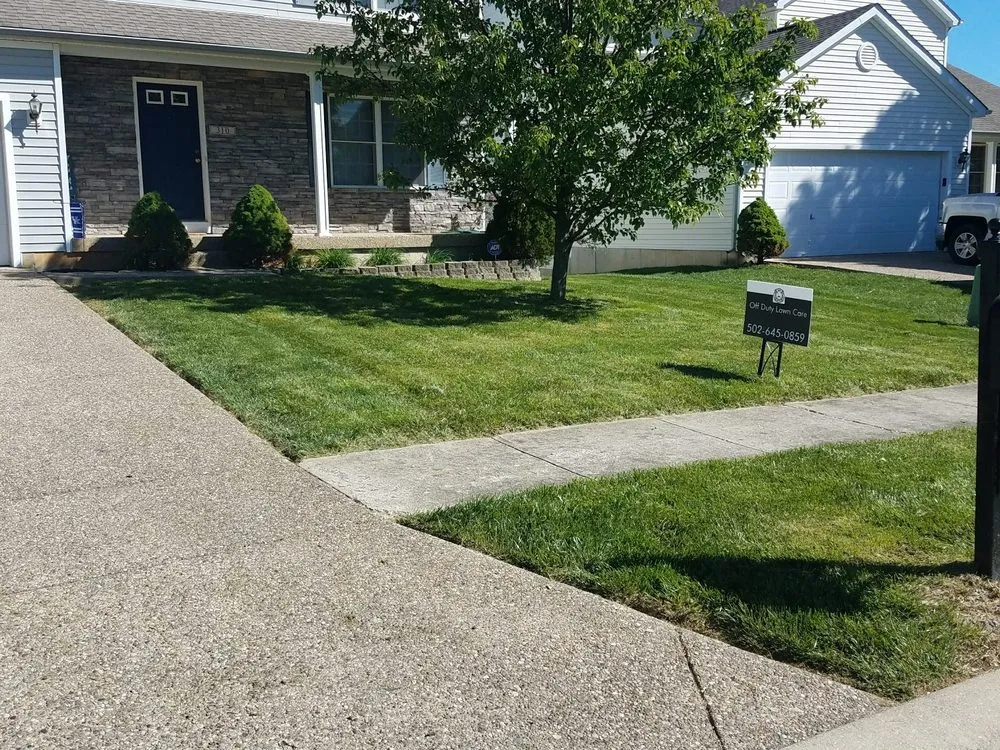 Custom lawn care service in Louisville, KY by Off Duty Lawn Care