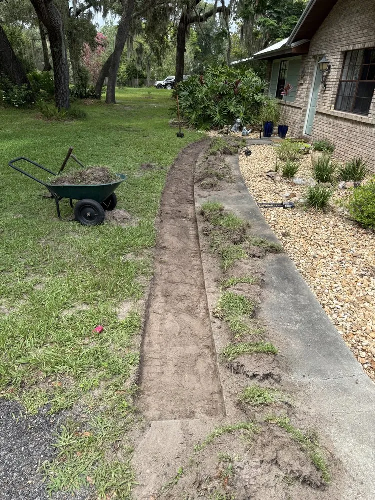 Local landscape installation in South Daytona, FL - Off Duty Lawn Care