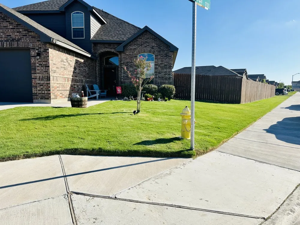 Affordable landscape design for year-round maintenance in Midland, TX by Off The Block Lawn Care Services