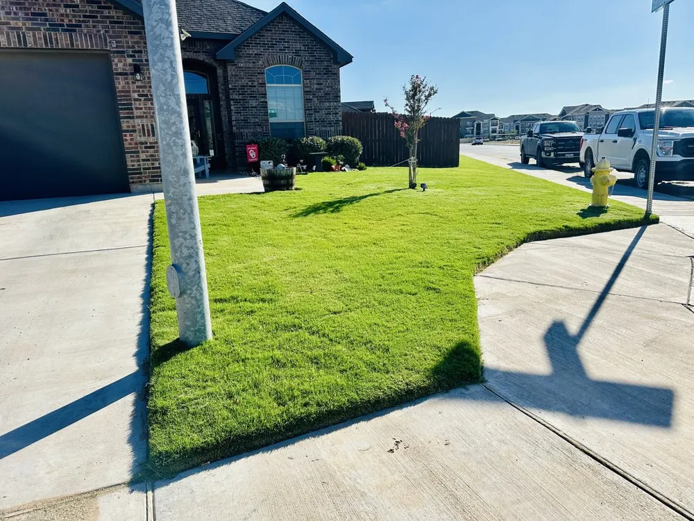 Expert garden landscaping in Midland, TX by Off The Block Lawn Care Services