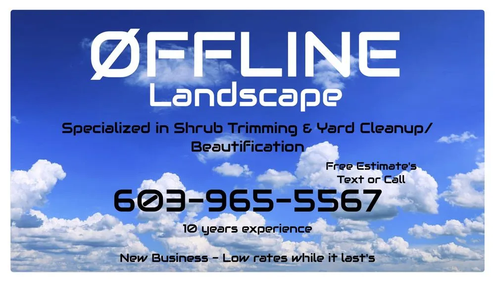 Local yard cleanup service for homes in Derry, NH by Offline Landscsape
