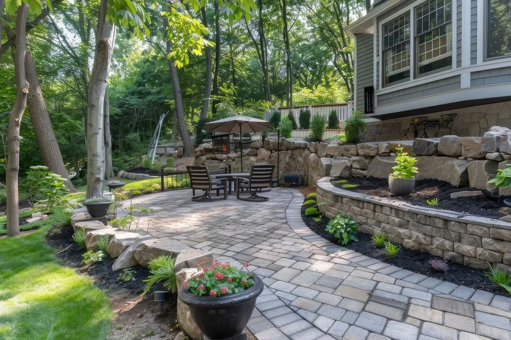 Expert landscape installation for year-round maintenance in Attleboro, MA by O’Flaherty Lawn Care & Landscaping