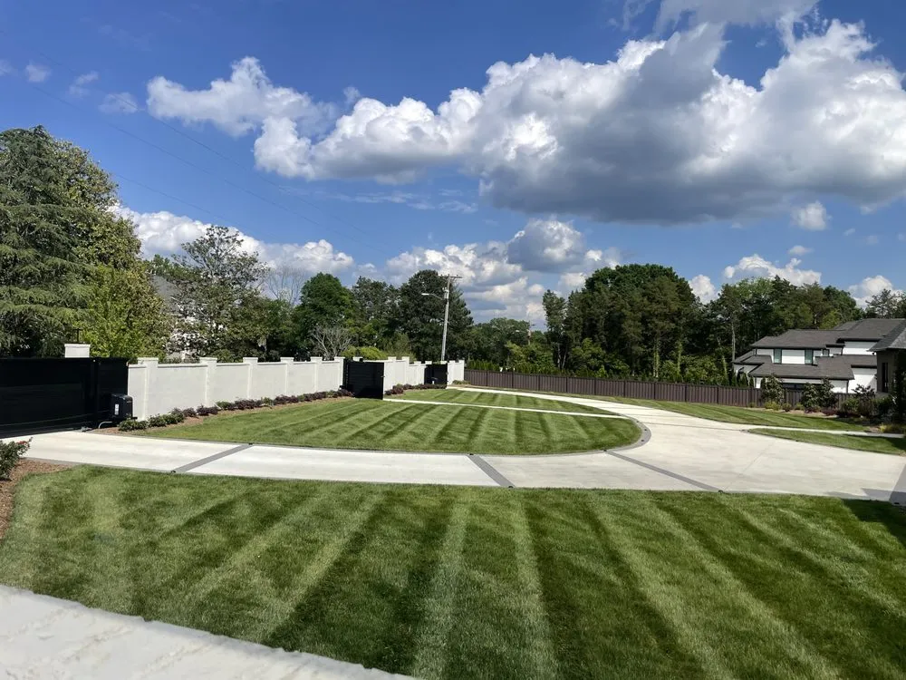 Custom garden landscaping for residential properties across Charlotte, NC - OG Lawn Care