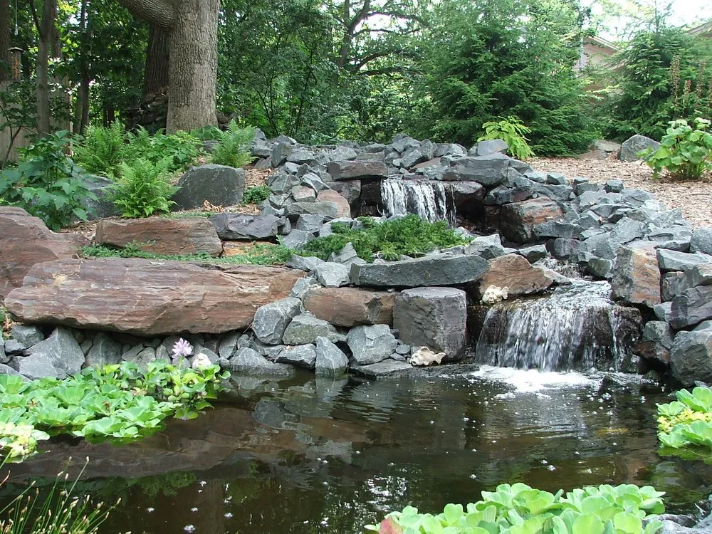 Custom outdoor landscaping with custom design across Mayer, MN - Oh Landscapes