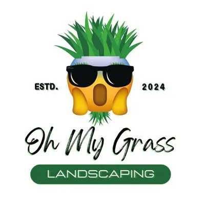 Oh My Grass Landscaping Logo