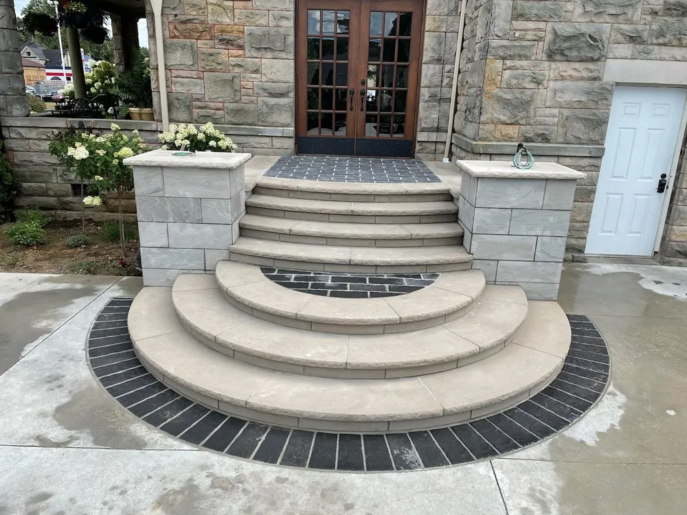Trusted yard cleanup service in Akron, OH - Ohio Beauty Cut Stone