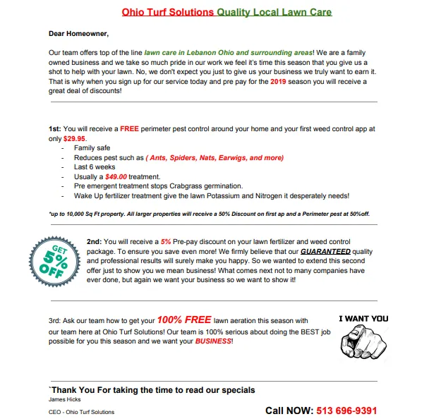 Professional yard cleanup service experts serving South Lebanon, OH - Ohio Turf Solutions