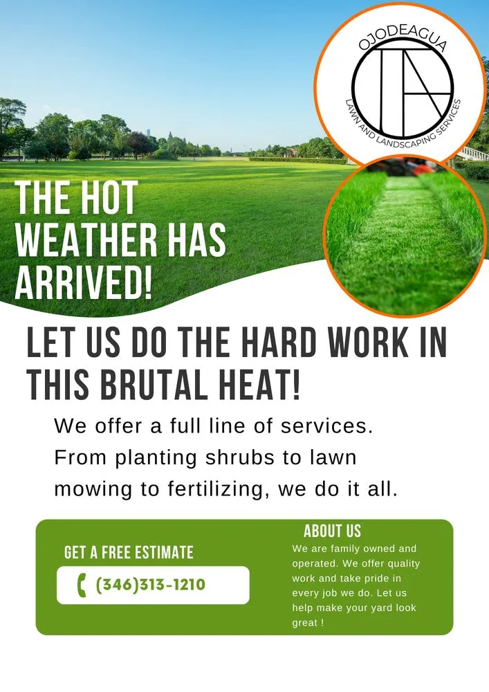Local residential landscaping with custom design across New Ulm, TX - Ojodeagua Lawn and Landscaping Services