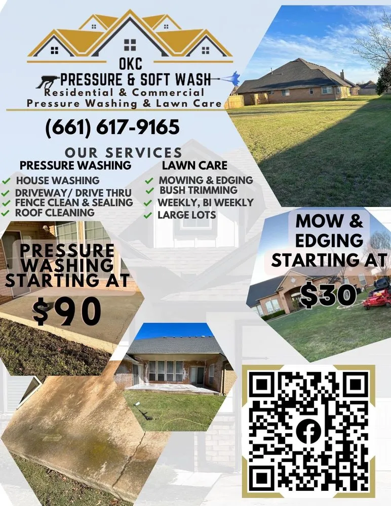 Reliable lawn care service with custom design across Yukon, OK - OKC Pressure & Landscape