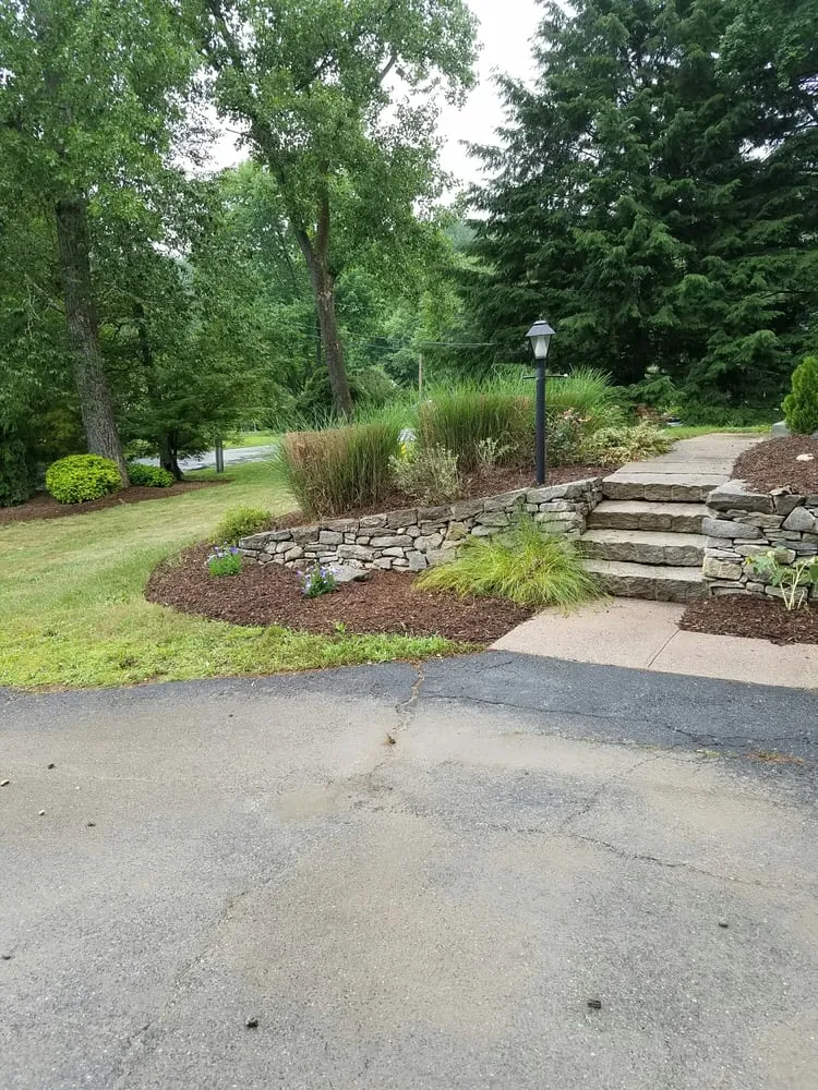 Custom landscape installation for residential properties across West Hartford, CT - Okie's Landscaping
