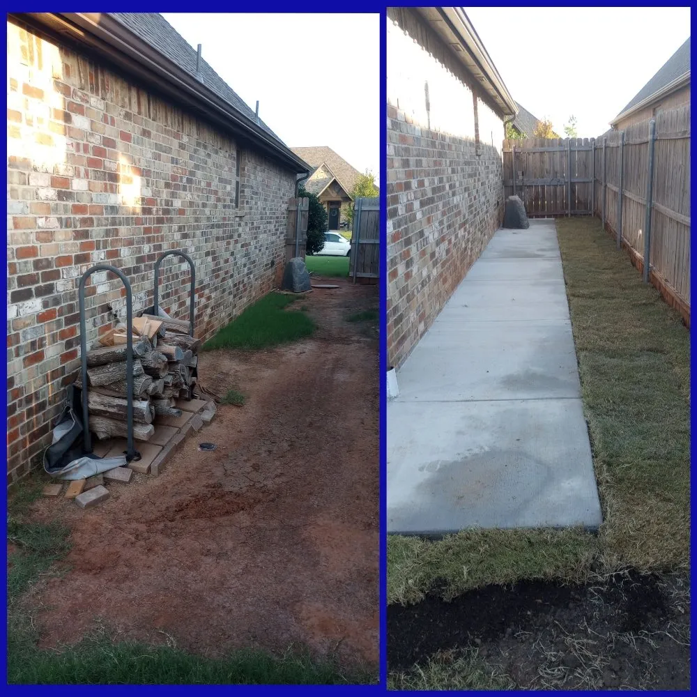Custom yard maintenance in Jones, OK by Okla-Scapes Landscaping
