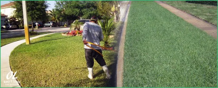 Professional garden landscaping for residential properties in Fort Lauderdale, FL by OL Keep It Green Lawn Care Services