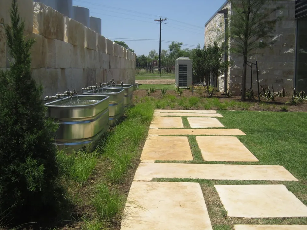 Trusted residential landscaping with custom design in Kyle, TX by Ol' Yeller Landscaping