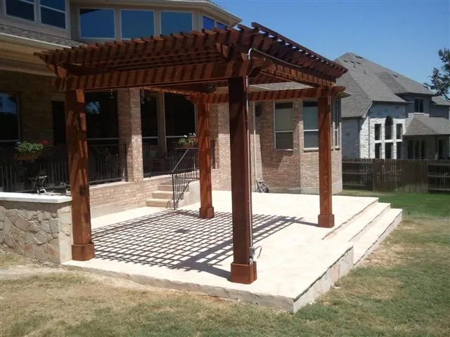 Professional yard cleanup service with custom design across Kyle, TX - Ol' Yeller Landscaping