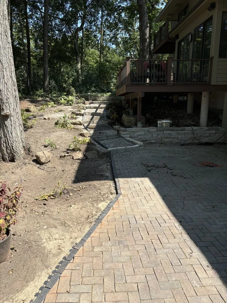 Top-rated residential landscaping in East Troy, WI by Old Crow Construction