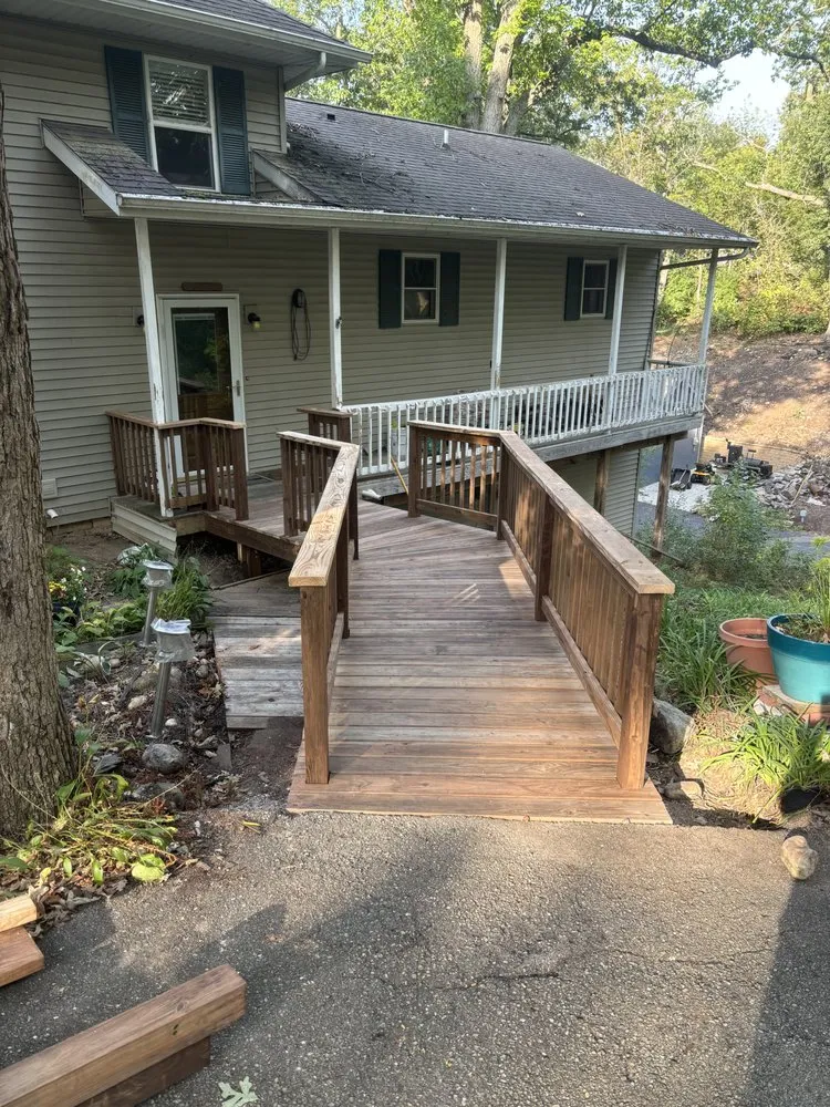 Expert lawn mowing service for outdoor upgrades across East Troy, WI - Old Crow Construction