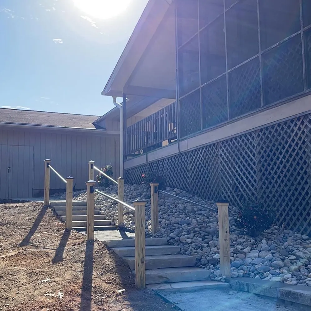Professional residential landscaping in Newton Grove, NC - Old Mill Stream