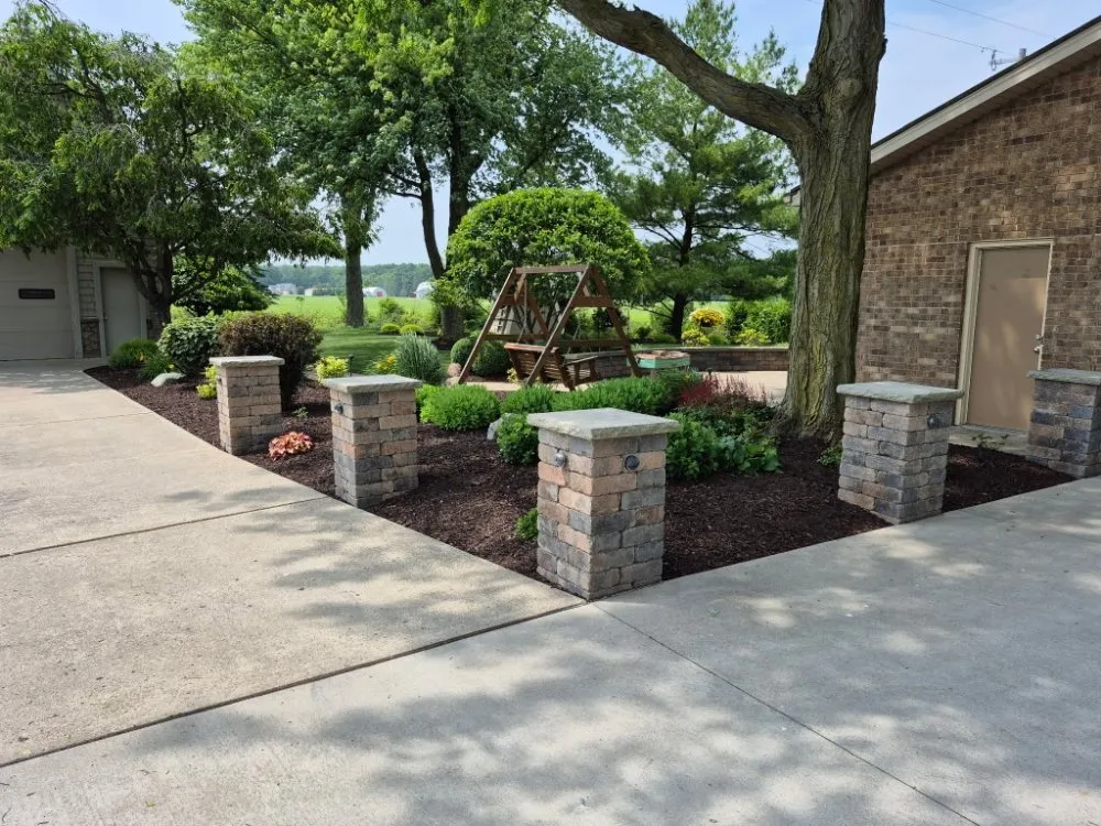 Affordable landscape installation in Monroe, MI by Old Town Landscape